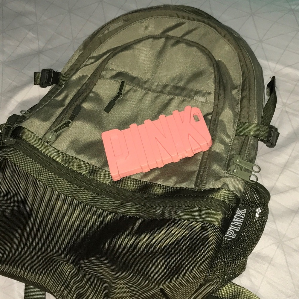 This is a PINK Backpack and IPhone 6 phone case